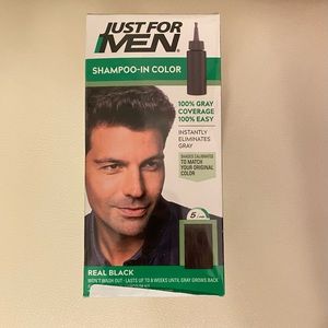 Just for Men 3-pack hair dye in Real Black